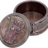 Wiccan Collection~H4743P9 Maiden Mother Crone Box 9.5cm, Resin, Bronze, One Size
