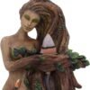 Magicun N.Giftware~Lady Earth Female Tree Spirit Natural Backflow Incense Burner, 23.5cm, Brown