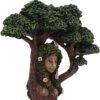 Light Collection~Mother Nature Female Tree Spirit Woodland Figurine Ornament, Brown, 30.7cm