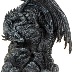 Nemesis Now Dragon Pool Backflow Incense Burner 19cm Black, Resin, One Size