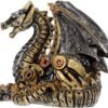 Magicun N.Giftware~Mechanical Hatchling Figurine 13cm Gold