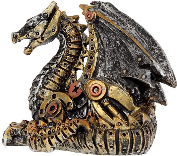 Steampunk Collection~Mechanical Hatchling Figurine 13cm Gold