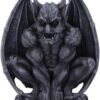Dark Collection~Adalward Dark Black Grotesque Gargoyle Figurine, 26cm