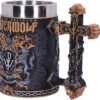 Band Merchandise~ Officially Licensed Powerwolf Metal is Religion Rock Band Tankard, Black, 17.5cm