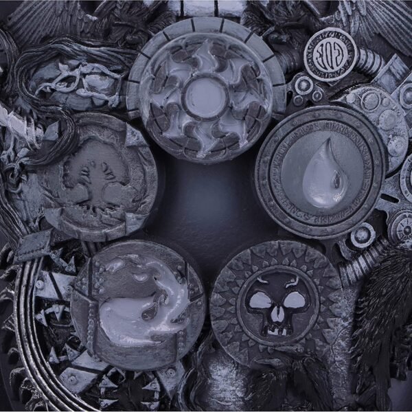 Magicun N.Giftware~Magic The Gathering Five Colour Wheel Tankard, 15.5cm, Grey