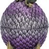 Fantasy Collection~ Guardian Emerald Dragon Scale Egg Box, Purple, 18.7cm