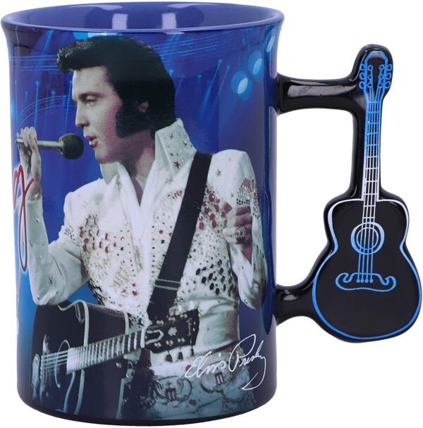 Magicun N.Giftware~Blue Elvis The King of Rock and Roll Mug, 16oz