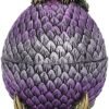 Magicun N.Giftware~Guardian Emerald Dragon Scale Egg Box, 18.7cm, Purple