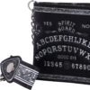 Wiccan Collection~Spirit Board Embossed Purse Ouija Wallet Black 18.5cm, 11cm