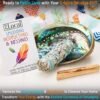 Witchcraft~Origins Smudging Kit - White Sage Smudge Stick + Palo Santo + Abalone Shell Bowl | Sustainably Sourced Healing Incense for Home Cleansing, Protection, Meditation, Positive Energy