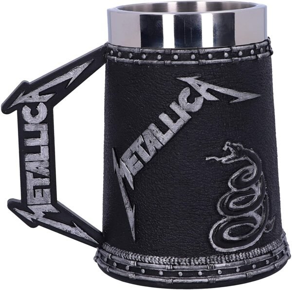 Magicun N.Giftware~Officially Licensed Metallica Black Album Tankard, 14.5cm