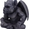 Dark Collection~Laverne Dark Black Grotesque Gargoyle Figurine, 13cm