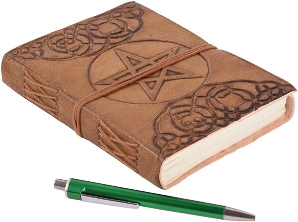 Witchcraft~Leather Journal | Leather Blank Book | Leather Sketchbook | Leather Notebook | Leather Travel Diary | Leather Diary for Travel | Leather Travel Journal for Men and Women