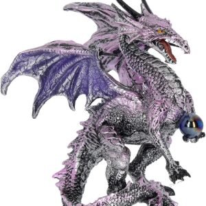 Nemesis Now Purple Dragon Protector Figurine 18cm Purple