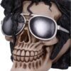 Magicun N.Giftware~Bad Michael Jackson King of Pop Inspired Skull Ornament, 16.5cm, Black