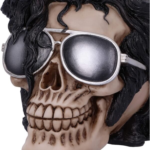 Magicun N.Giftware~Bad Michael Jackson King of Pop Inspired Skull Ornament, 16.5cm, Black