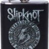 Band Merchandise~ B5218R0 Officially Licensed Slipknot Flaming Goat Logo Hip Flask, Stainless Steel