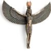 Magic  Collection~Egyptian Goddess Isis Spreading Wings Wall Plaque 11.8" Tall