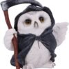 Dark Collection~Flight Grim Reaper Owl Familiar Figurine, White, 12.5cm