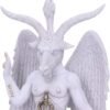 Magicun N.Giftware~Dark Lord 26cm White Baphomet Figurine