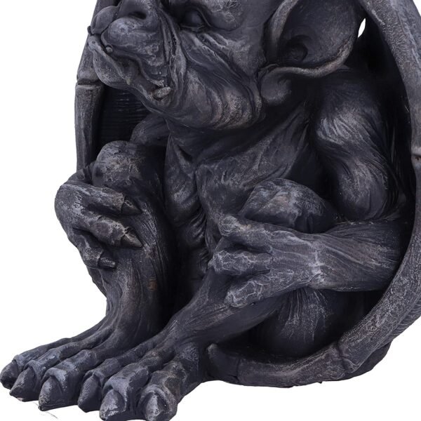 Dark Collection~Hugo Dark Black Grotesque Gargoyle Figurine, 12.5cm