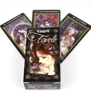 Wiccan Collection~Fournier Victoria Frances Tarot Cards 12cm Black