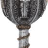 Mythology Collection~ Medieval Knight Goblet 17.5cm Silver, Resin w/Stainless Steel Insert