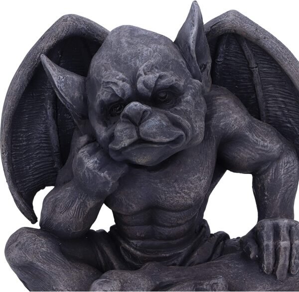 Dark Collection~Laverne Dark Black Grotesque Gargoyle Figurine, 13cm