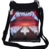 Band Merchandise~ Officially Licensed Metallica Master of Puppets Shoulder Bag, Black, 23cm