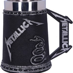 Magicun N.Giftware~Officially Licensed Metallica Black Album Tankard, 14.5cm