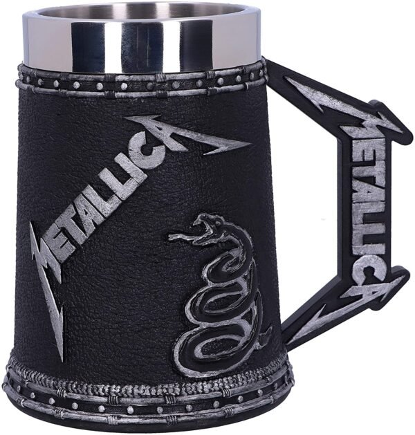 Magicun N.Giftware~Officially Licensed Metallica Black Album Tankard, 14.5cm