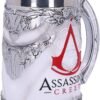 Gaming collectables~ B5296S0 Officially Licensed Assassins Creed White Game Tankard, Resin w. Stainless Steel