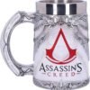 Gaming collectables~ B5296S0 Officially Licensed Assassins Creed White Game Tankard, Resin w. Stainless Steel