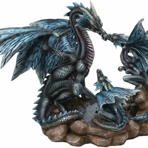 Fantasy Collection~ Dragons Nest Figurine 30cm Blue