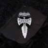 925 Sterling Silver Skyrim Amulet Of Talos Pendant Nekclace With Real Leather And Keel Chain As Gift - Necklaces