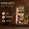 【HOT SALE/ the BEST GIFT/EXQUISITE Decorations/Magic Pharmacist】Cutebee DIY Book Nook Kit Miniature House Magic Pharmacist Gift Ideas Bookshelf Insert for Birthday Gift with Cover