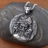 Stainless Steel Men's Shepherd Jesus Pendant Christian Jesus Necklace Amulets