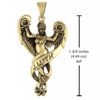 Bronze Lilith Pendant - Dryad Design Sumerian Demon Goddess Wiccan Pagan Jewelry