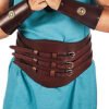 Steampunk Medieval Gladiator Leather Armor Belt Celtic Knight Waistband Viking Pirate Cosplay Costume Props Waist Accessory Men