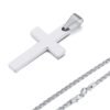 Waterproof Cross Necklaces Cross Pendant with Rope Chain