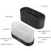 180Ml Flame Air Humidifier Essential Oil Diffuser,  3D USB 7 Color Light Aroma Diffuser for Home, Office, Spa, Gym