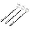 Practical Telescopic Pocket Scratching Massage Kit Stainless Steel Scratcher Handy Pen Clip Back Scratcher Relax Back Massager
