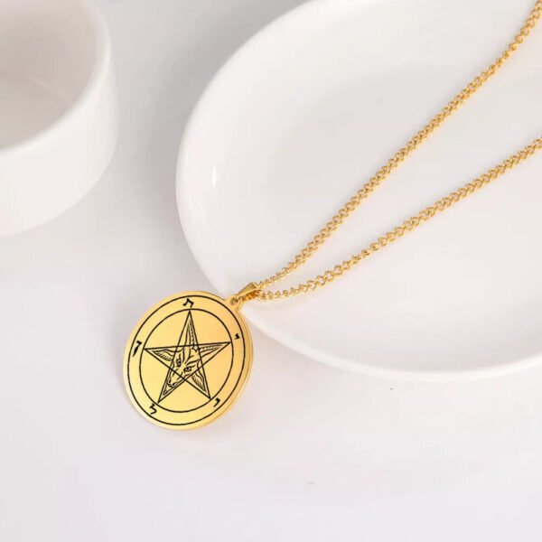 Men's Vintage Pentagram Baphomet GOAT Sigil Pendant Necklace Wiccan Jewelry Gift
