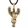 Bronze Lilith Pendant - Dryad Design Sumerian Demon Goddess Wiccan Pagan Jewelry