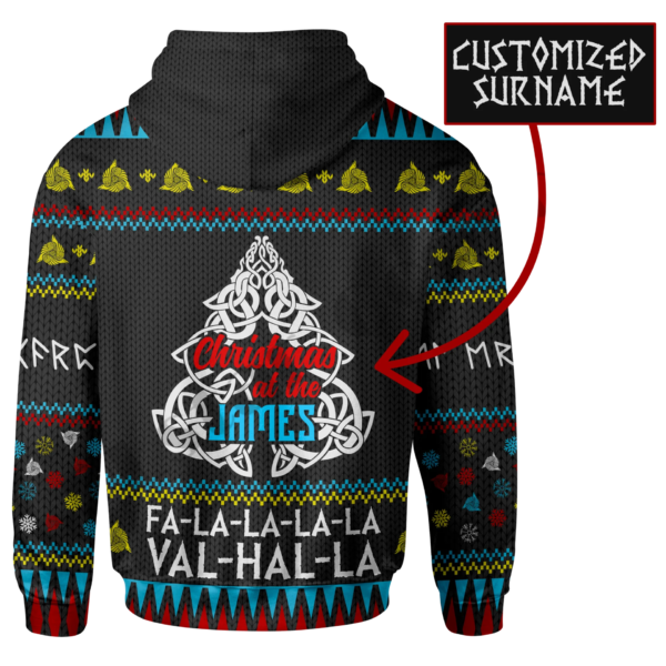 Custom Name Valhalla Viking Hoodies - Personalized Streetwear for Adventurous Souls