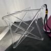 9inch Clear Crystal Singing Merkaba For Sound Healing . - Bells & Chimes