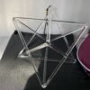 9inch Clear Crystal Singing Merkaba For Sound Healing . - Bells & Chimes
