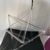 9inch Clear Crystal Singing Merkaba For Sound Healing . - Bells & Chimes