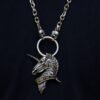 Viking Skull Skeleton Horse Thor Hammer God Odin Angel Necklace Gothic Pendant Witch Punk Pagan Jewelry