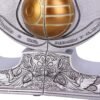Gaming collectables~ Officially Licensed Assassin's Creed Apple of Eden Resin Bookends, Silver, 18.5cm